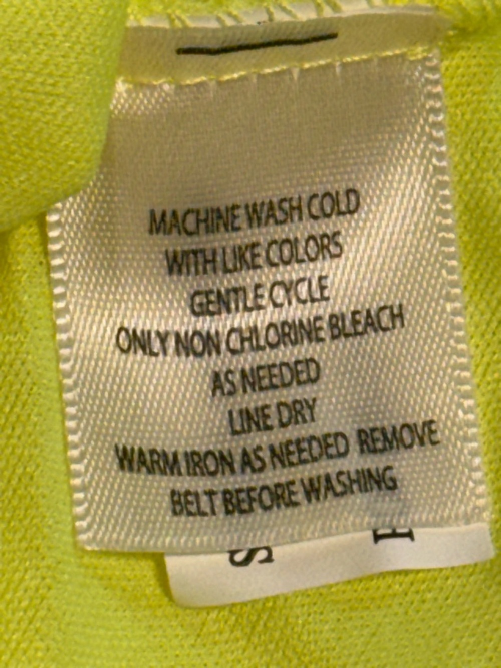Self Esteem NEON YELLOW Floral Lace Fit & Flare Skater Dress Size Large - Picture 7 of 10
